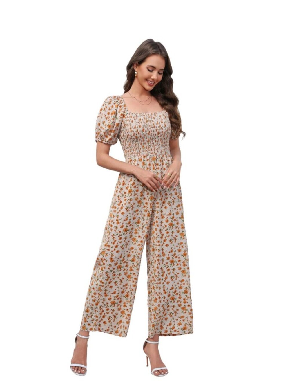 Jumpsuits for Women Fall Dressy Casual Floral Rompers